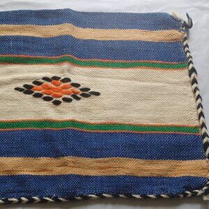 AZTEC STYLE VINTAGE HANDMADE THROW PILLOW COVER NWOT